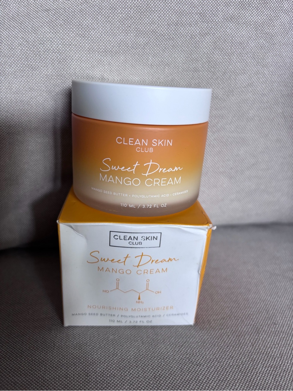Clean Skin Club Sweet Dream Mango Cream Nourishing Moisturizer 3.72 fl oz